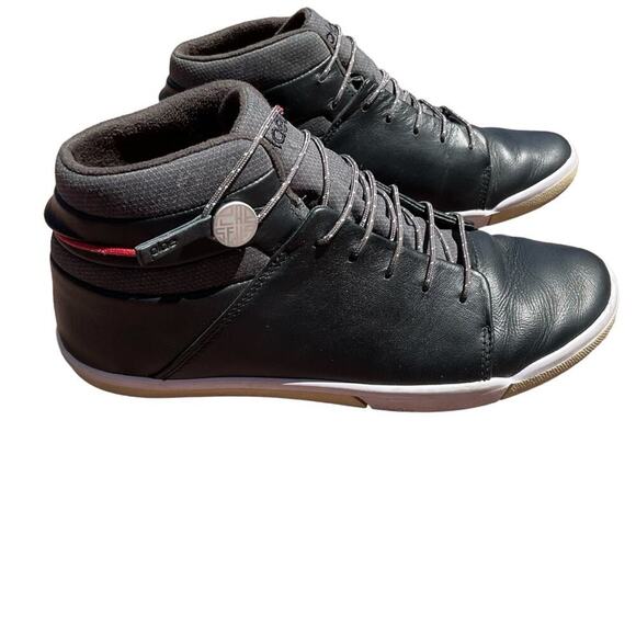 PLAE Shoes - Plae Black Leather Sneaker Shoes Women 8 Men 6.5